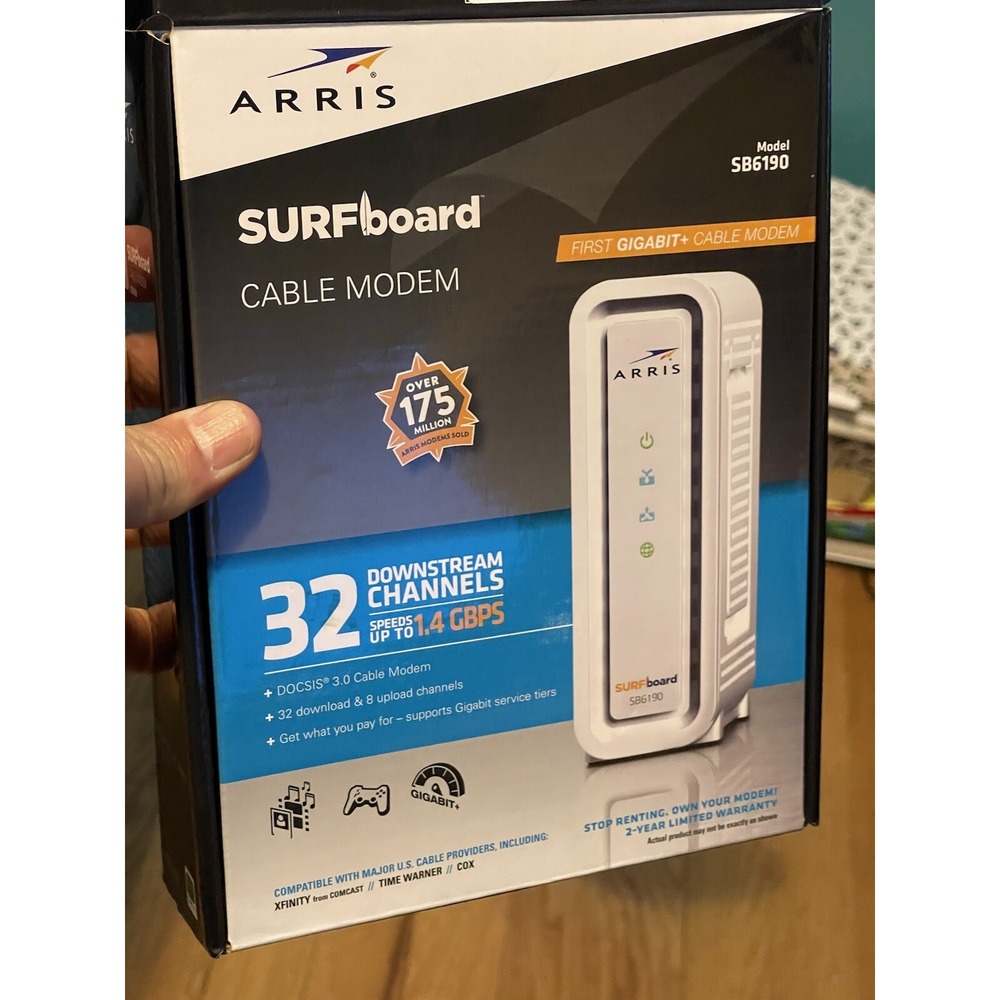 Arris SURFboard SB6190 DOCSIS 3.0 Cable Modem